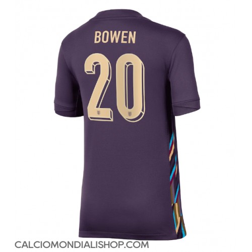 Maglie da calcio Inghilterra Jarrod Bowen #20 Seconda Maglia Femminile Europei 2024 Manica Corta